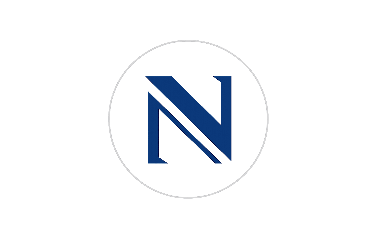 Logo Northline con N stilizzata blu navy